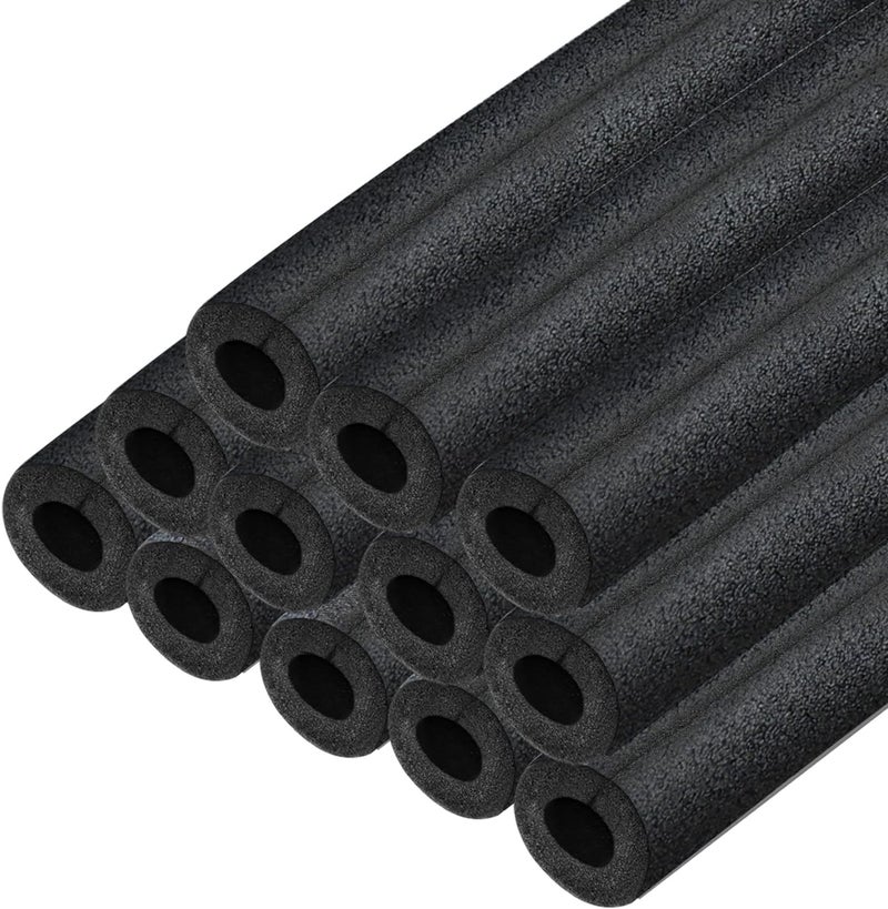 HEATIT Insulating Foam Pipe Covers, Outdoor Water Pipe Insulation Water Pipe Freeze Protection,Foam Tube Suitable for Outdoor and Indoor Water Pipe Pipeline(12 Pcs,3/4inch) - Image 1